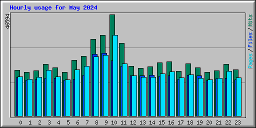 Hourly usage for May 2024